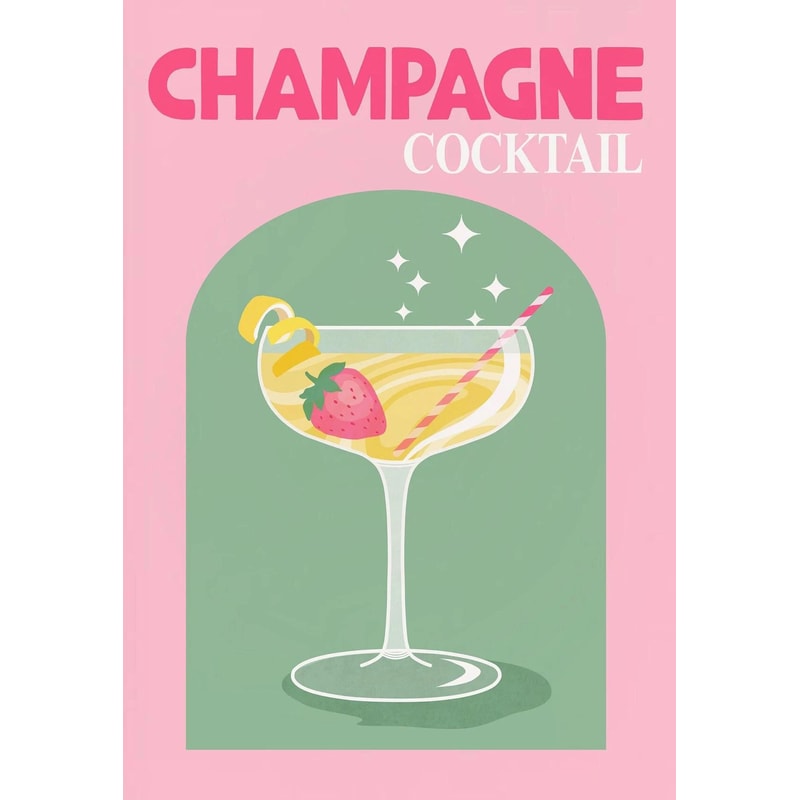 Colorful Cocktail Canvas Wall Art Prints 7