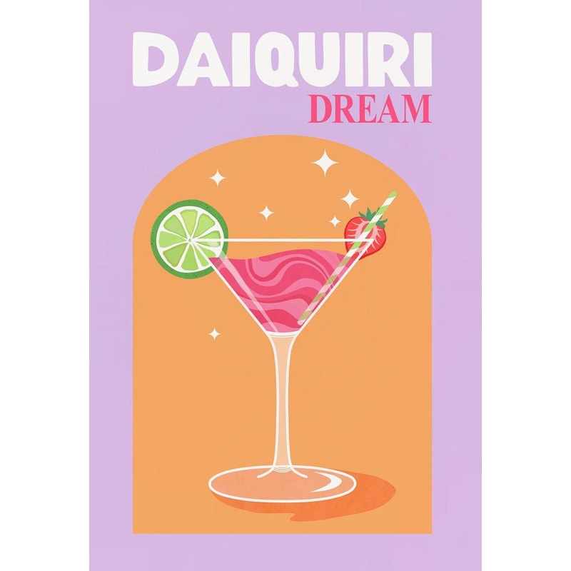 Colorful Cocktail Canvas Wall Art Prints 19