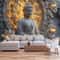 Spiritual Buddha Lotus Wall Tapestry 2