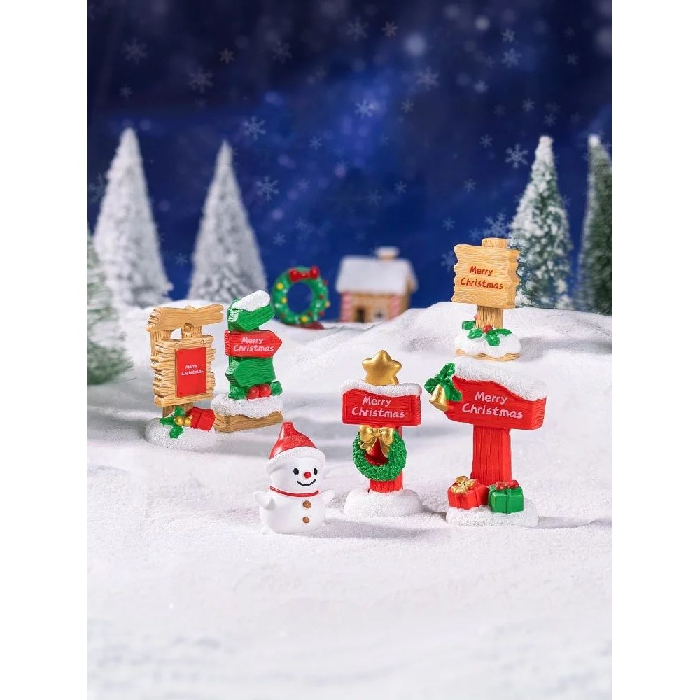 Mini Resin Road Sign Fairy Garden Decor 6