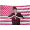 Justin Bieber American Flag Wall Banner 0