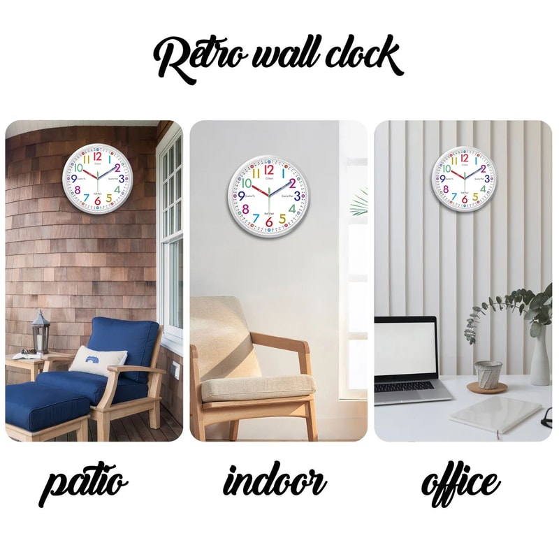 Minimalist Silent 8 Inch Wall Clock 6