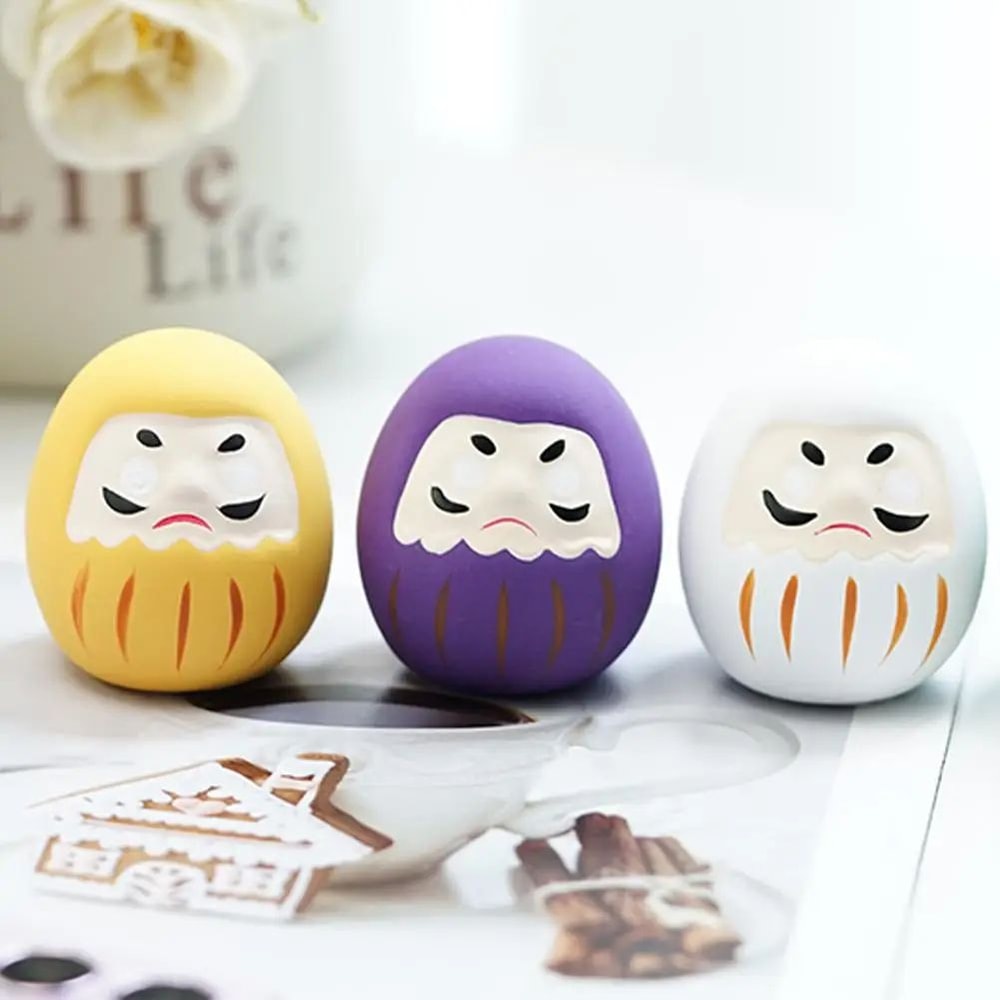 Mini Ceramic Daruma Doll Lucky Charm 7