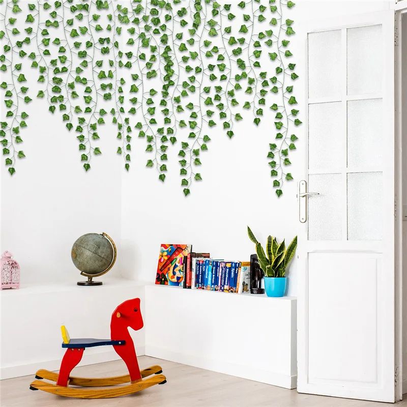Artificial Ivy Leaf Garland Wall Decor 8
