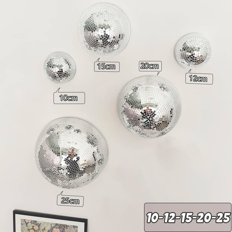 Metallic Disco Mirror Wall Art Decor 11