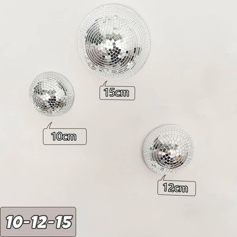 Metallic Disco Mirror Wall Art Decor 13