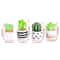 Mini Resin Dollhouse Plant Pot Decor 4