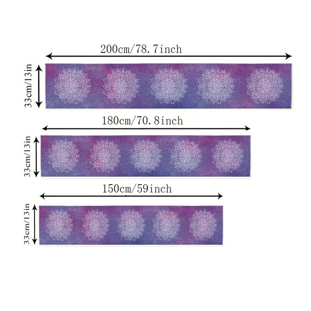 Bohemian Mandala Linen Table Runner Decor 4