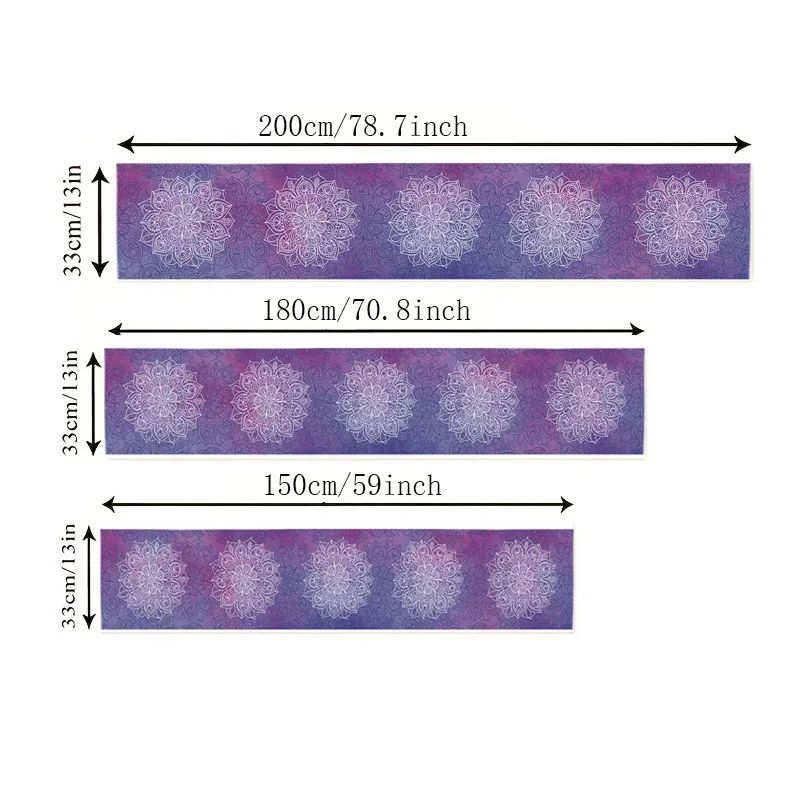 Bohemian Mandala Linen Table Runner Decor 4