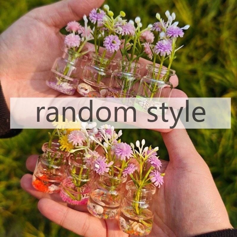 Glow In The Dark Artificial Flower Vase Decor 6