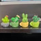 Mini Resin Succulent Cactus Decor Set 4