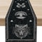 Norse Viking Raven Linen Table Runner Decor 0