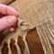 Natural Jute Table Runner With Tassels Decor 3