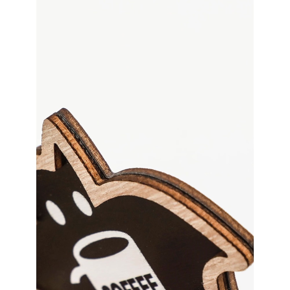 Cute Wooden Bat Coffee Cup Hanging Decor 6