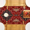 Bohemian Red Persian Stripe Table Runner 4