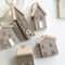 Wooden Christmas House Hanging Ornament 1