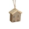 Wooden Christmas House Hanging Ornament 4