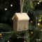 Wooden Christmas House Hanging Ornament 6
