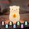 Cute Pear Duck Night Light Touch Control Silicone Lamp 8