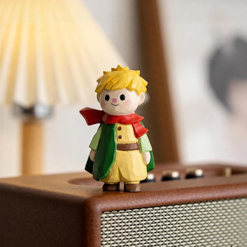 Handmade Wooden Fox Sculpture Decor 4