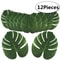 Artificial Tropical Palm Leaves Party Decor Set 0