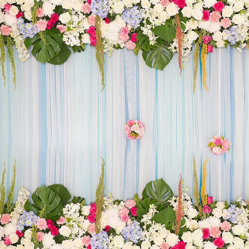 Artificial Tropical Palm Leaves Party Decor Set 4