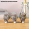 3 Piece Resin Owl Figurine Set Decor 5