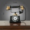 Vintage Retro Telephone Decor Ornament 2