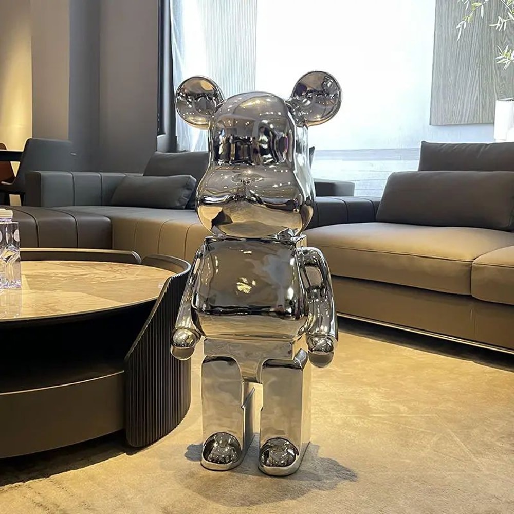 Luxury Gradient Bear Resin Sculpture Decor 7
