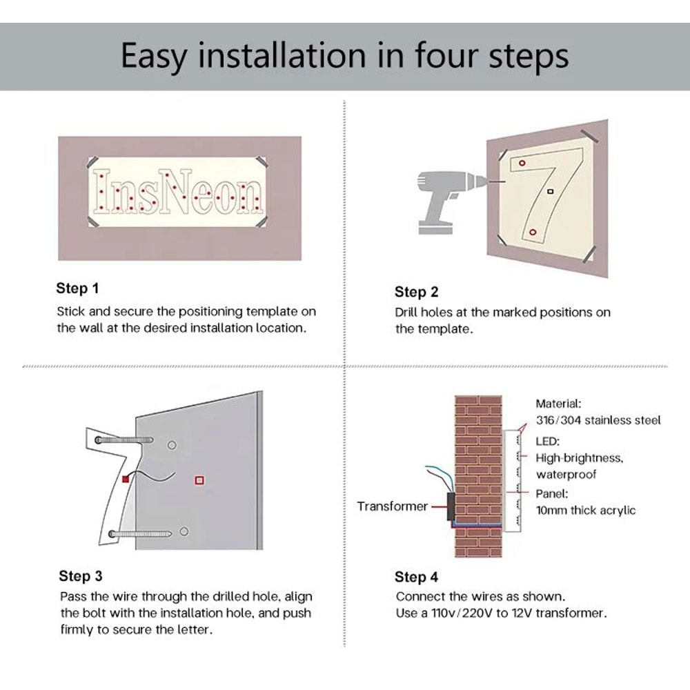 Custom 3D Backlit LED Business Sign 6