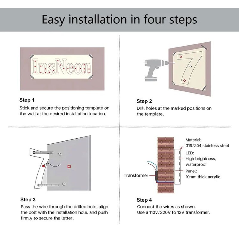 Custom 3D Backlit LED Business Sign 6