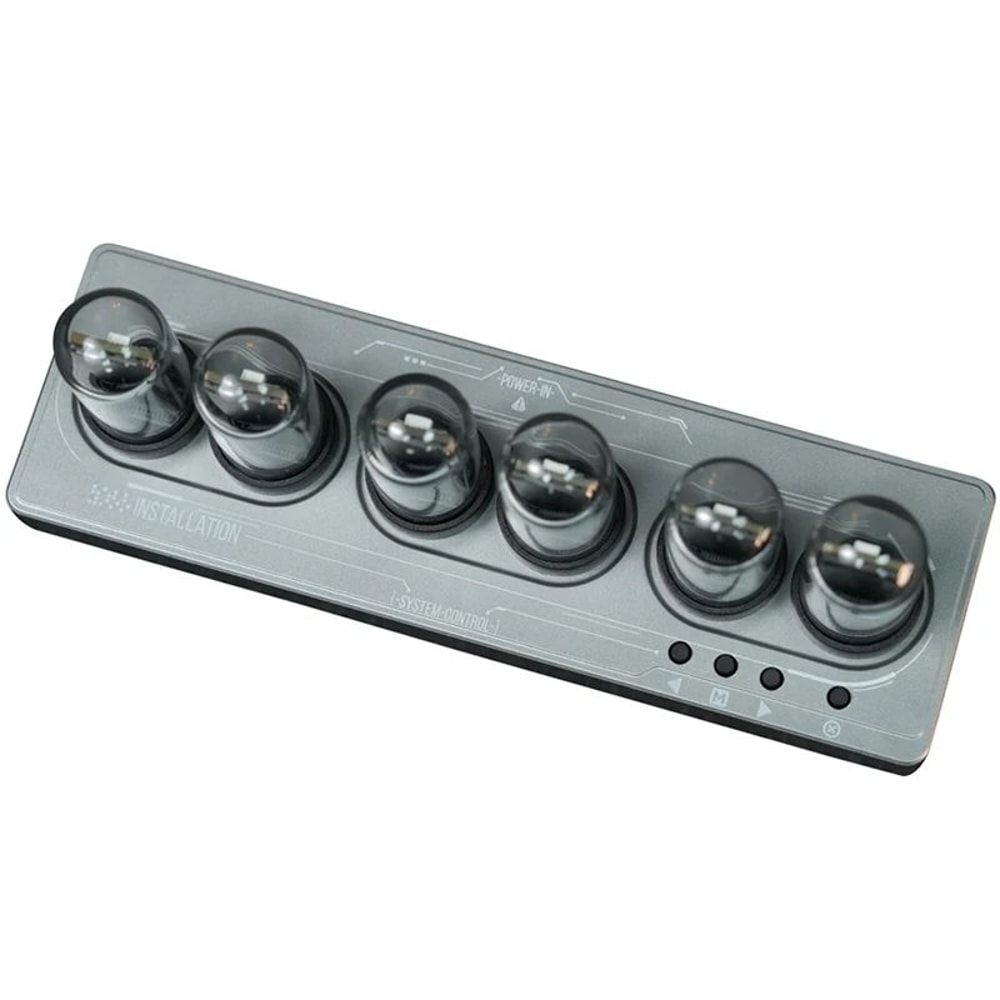 RGB Nixie Tube Style WiFi Alarm Clock With IPS Display 6