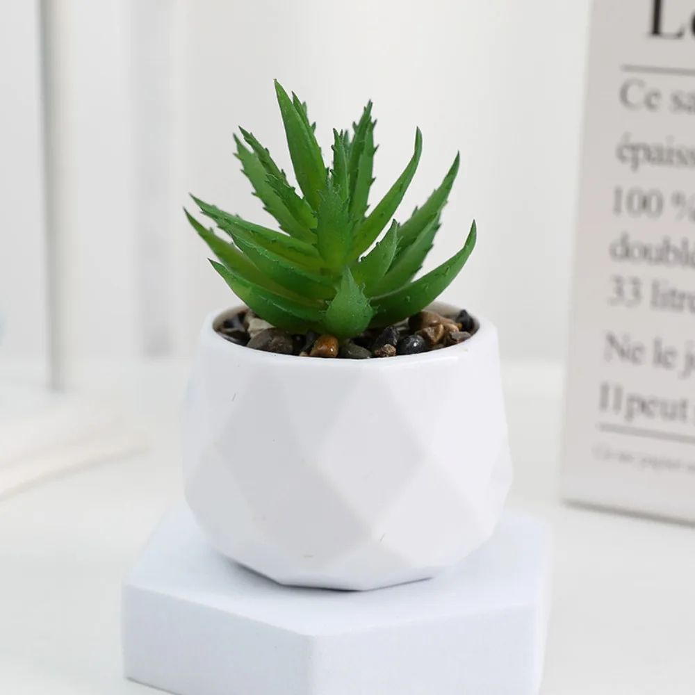 Mini Artificial Succulent Bonsai Plant Decor 12