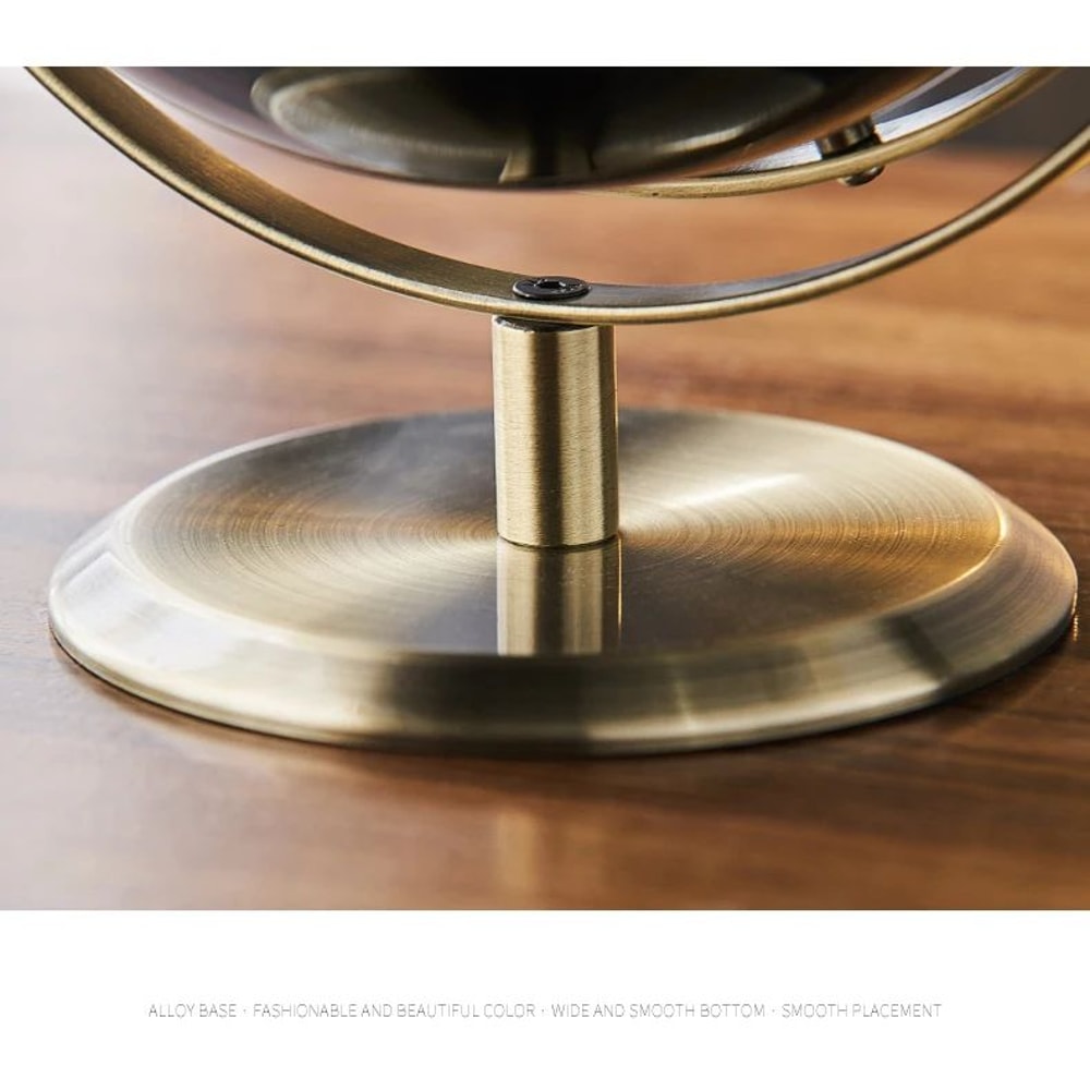 Retro World Globe Educational Desk Decor For Kids And Home 9