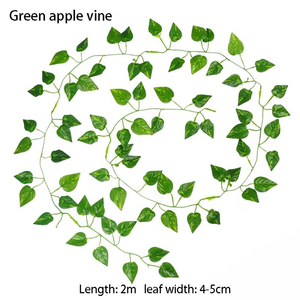 Artificial Ivy Leaves Garland Hanging Vines For Home And Garden Decor 10