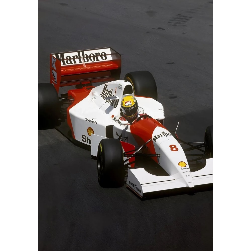 Vintage F1 Monaco Racing Car Canvas Poster Wall Art 17