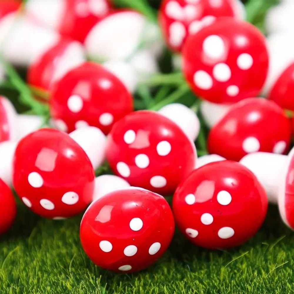 Mini Artificial Mushroom Decor For Fairy Garden And DIY Crafts 2