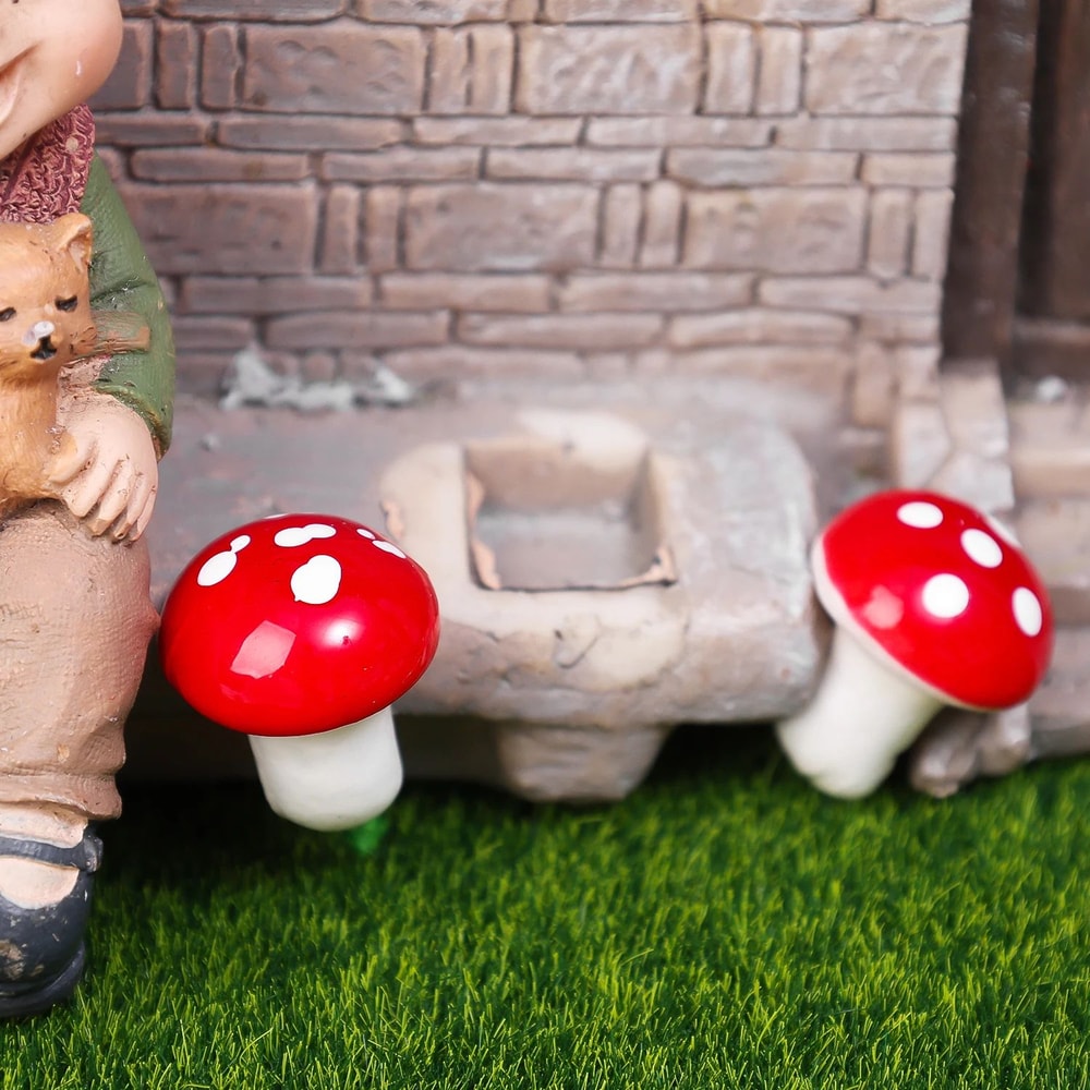 Mini Artificial Mushroom Decor For Fairy Garden And DIY Crafts 7