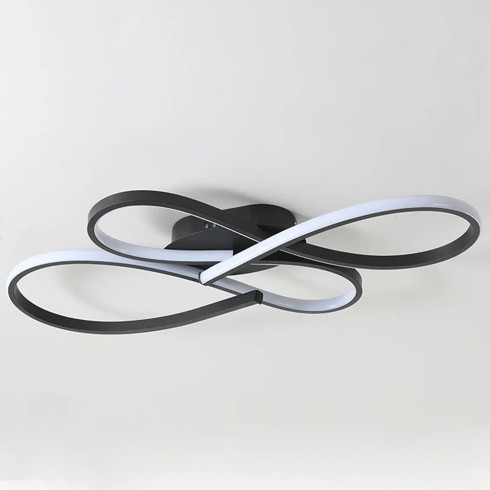 Modern Black LED Ceiling Chandelier Light Fixture 2