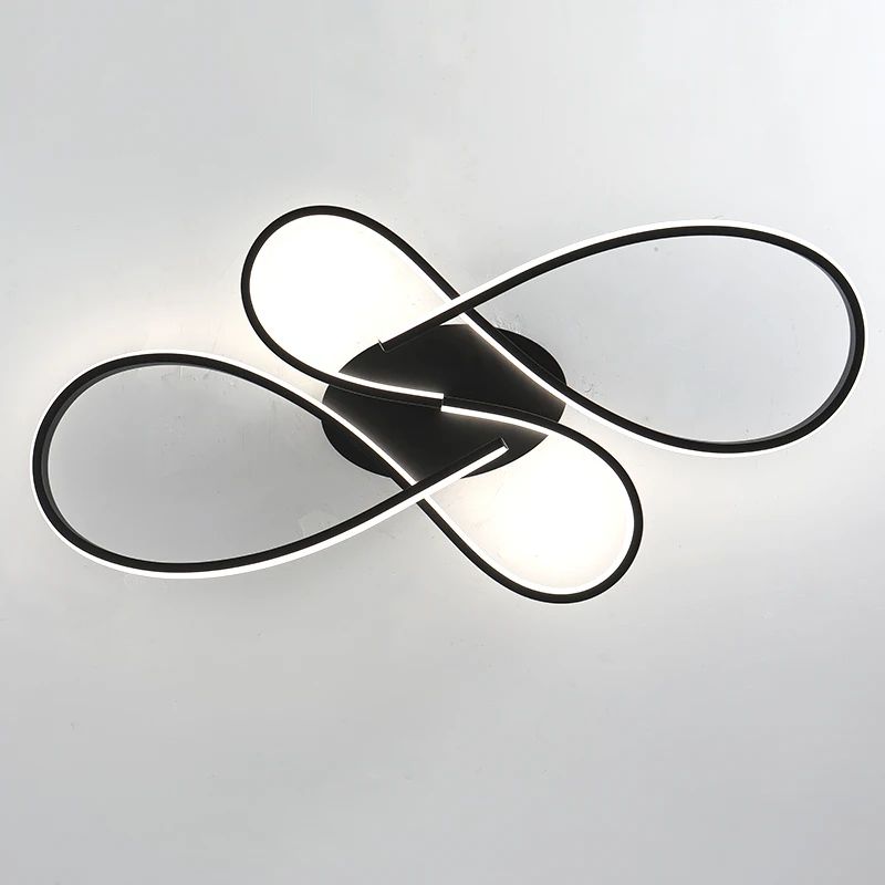 Modern Black LED Ceiling Chandelier Light Fixture 3