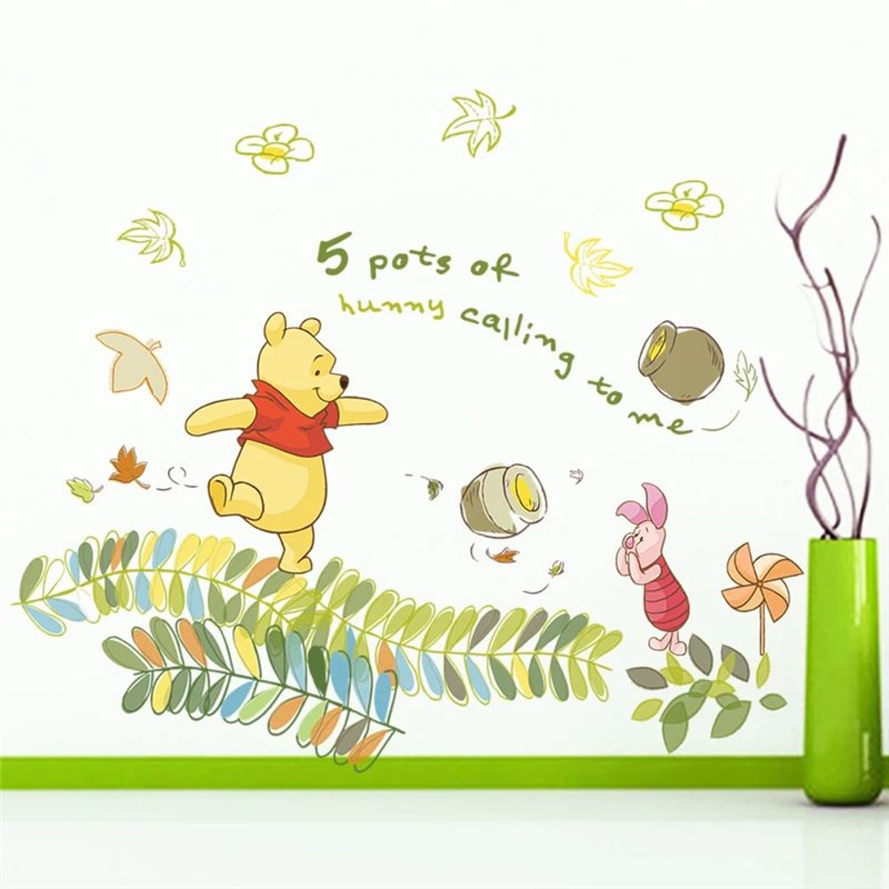Cartoon Bear Wall Sticker For Kids Room Decoration 15