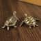 Vintage Copper Turtle Figurine Feng Shui Desk Ornament 0
