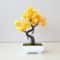 Mini Artificial Bonsai Tree Potted Plant Decor 22