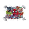 Mini Superhero Wall Stickers For Kids Room Decor 9