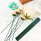 Bendable Artificial Flower Stems With Floral Tape Set 8