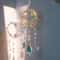 Crystal Sun Moon Wind Chime Prism Suncatcher Decor 0