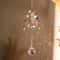 Crystal Sun Moon Wind Chime Prism Suncatcher Decor 15