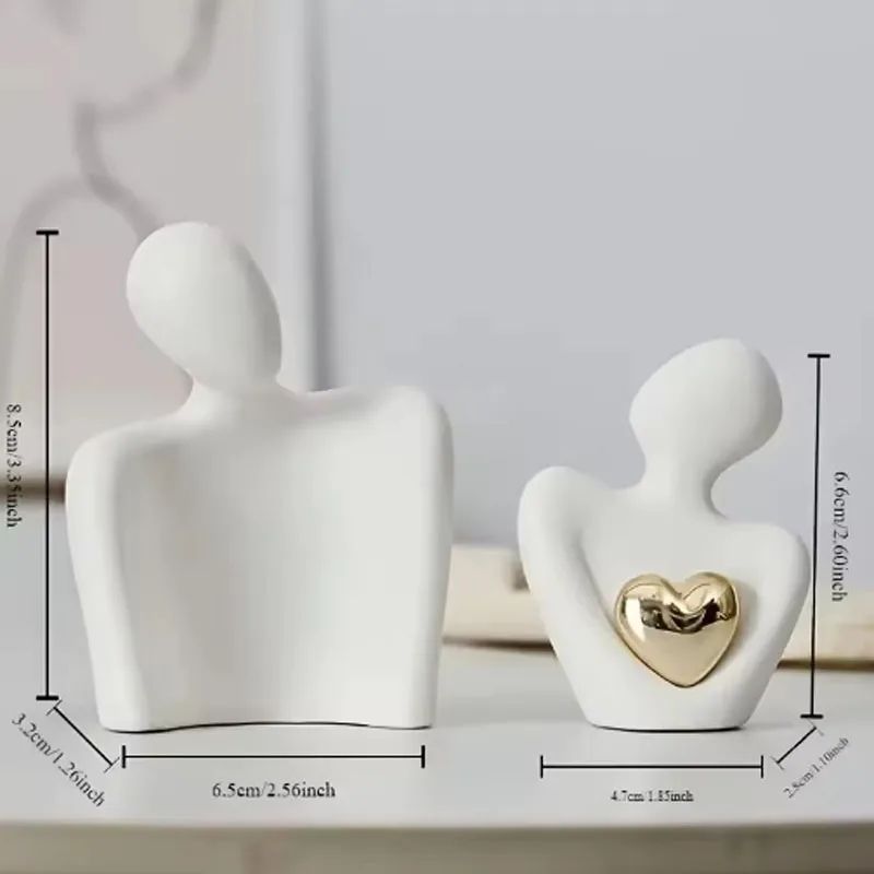 Love Embrace Couple Statue Romantic Bedroom Decor 4