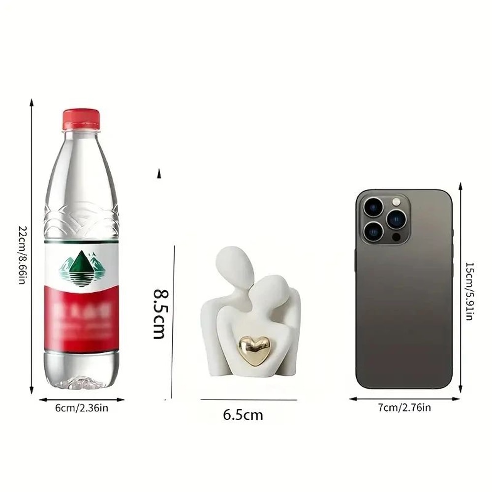 Love Embrace Couple Statue Romantic Bedroom Decor 6