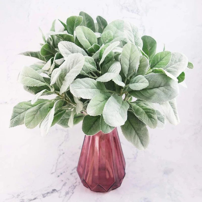 Artificial Lambs Ear Greenery Stems For Wedding And DIY Decor 4